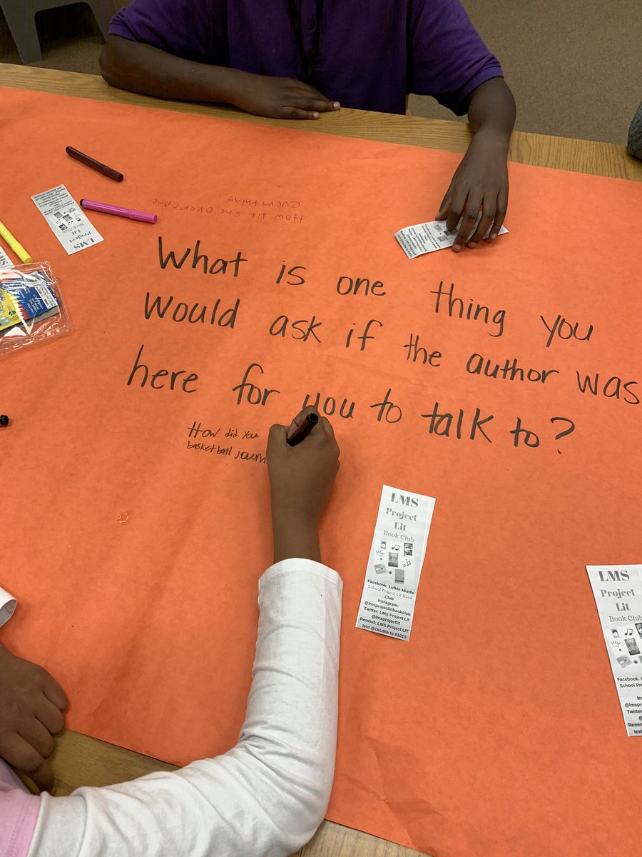 marygailmccarty's tweet photo. LMS Project Lit Book Club rocks! #WeChooseLufkin #LufkinLearns #LMShares #ProjectLITbookclub #ProjectLit https://t.co/Qs1hvBPwFb