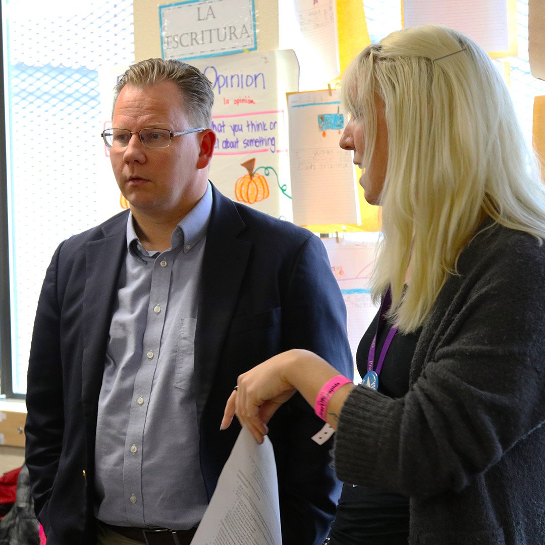 spokaneschools's tweet photo. Today, the Spanish Immersion program at the #LibbyCenter welcomed @chrisreykdal from @waOSPI to see the amazing work the staff is doing. He also offered teachers support as they continue to grow and identify ways to support all learners. 

¡Bienvenido, Superintendent Reykdal! https://t.co/DlSKVftz2i