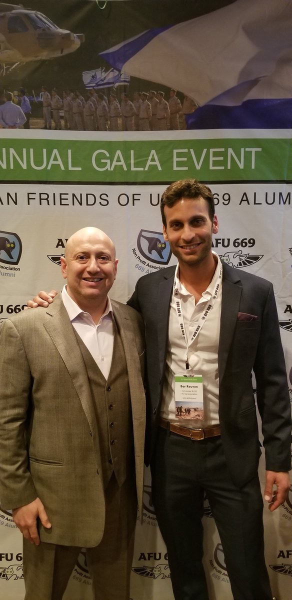 PortnoyRafail's tweet photo. Honored to join amazing #AFU669 CEO @BarReuven at the spectacular event @MuseumofJewishHeritage! Thank you for your combat search and rescue support for @IDF @idfonline https://t.co/5cw0AloAT4