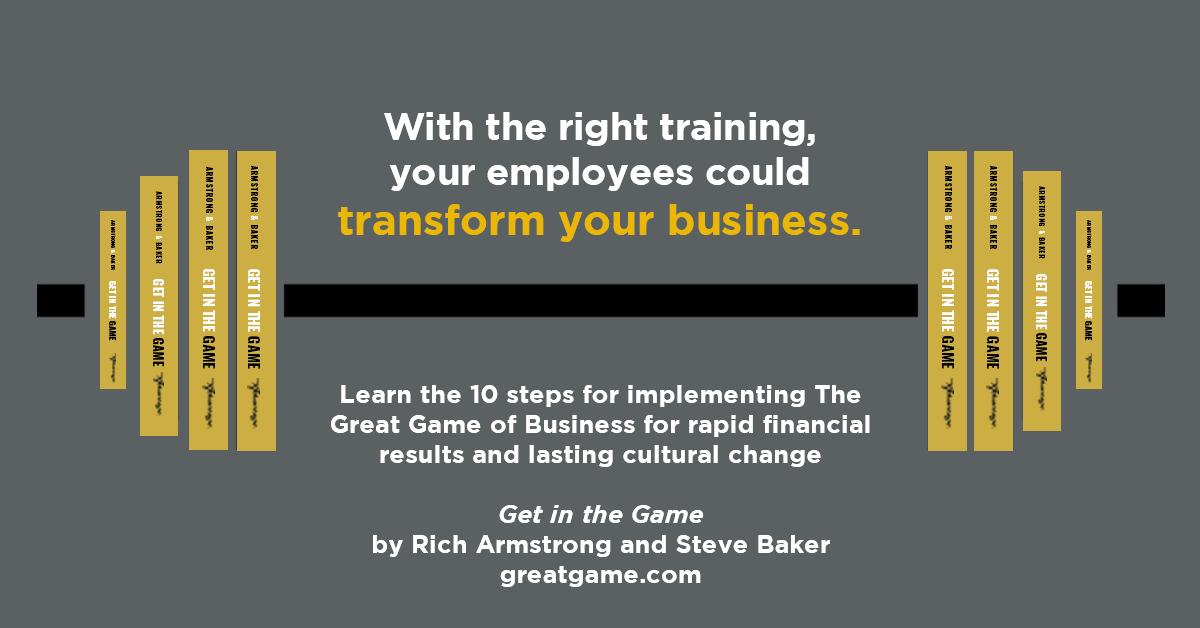 #TheGreatGameofBusiness isn't just about generating profits, cash, &amp; wealth, but about using it for the good of the people &amp; communities. This book walks you through the 10-step #GGOB implementation process with tools, tricks and case studies. bit.ly/GIG-book