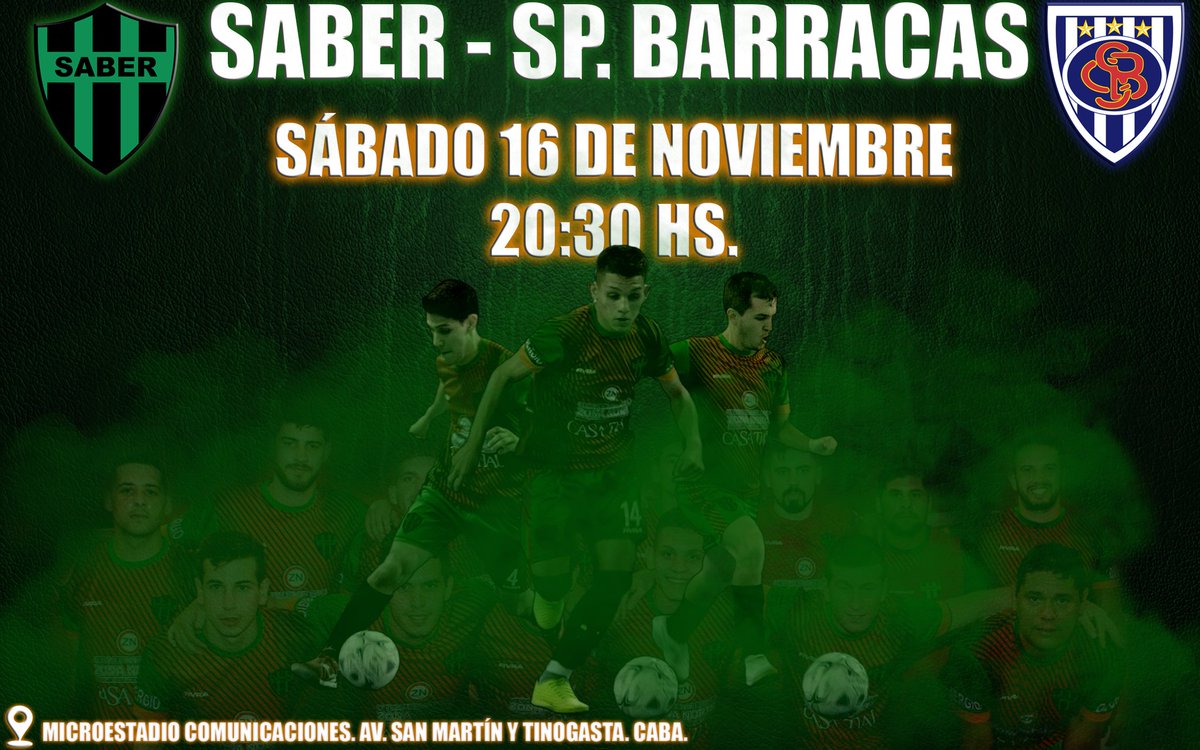 ESTE SÁBADO TODOS A COMUNICACIONES
En la última fecha del torneo nuestra 1° división se juega todo frente a Sportivo Barracas, rival directo en la lucha por la permanencia.
Hoy más que nunca jugamos todos, y es clave tu presencia en el partido, te esperamos para alentar al equipo