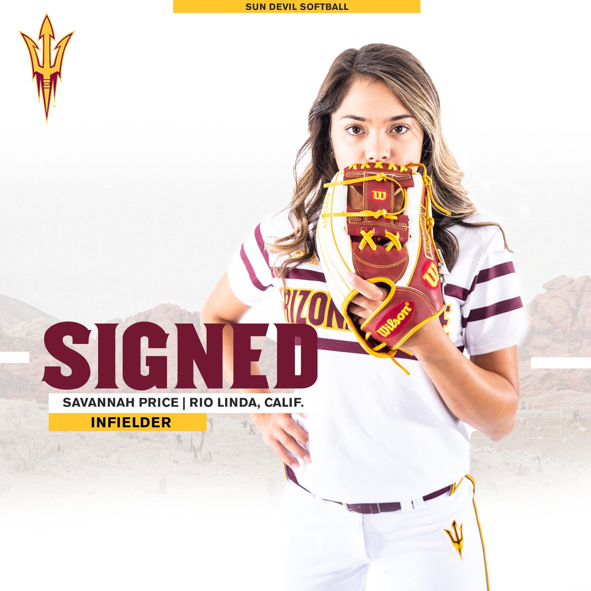 We just got better! Fans, please help us welcome <a href="/savylou16/">savy p</a>  to the #SunDevilFamily! 😈🥎