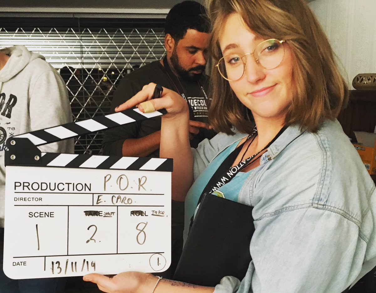 LucindaSinclai1's tweet photo. Night shoot 1 of 3 done on ‘Pink Orange Red’ ❤️ #shortfilm #pinkorangeredshortfilm #filming #clapperboard https://t.co/F7axvBof8g