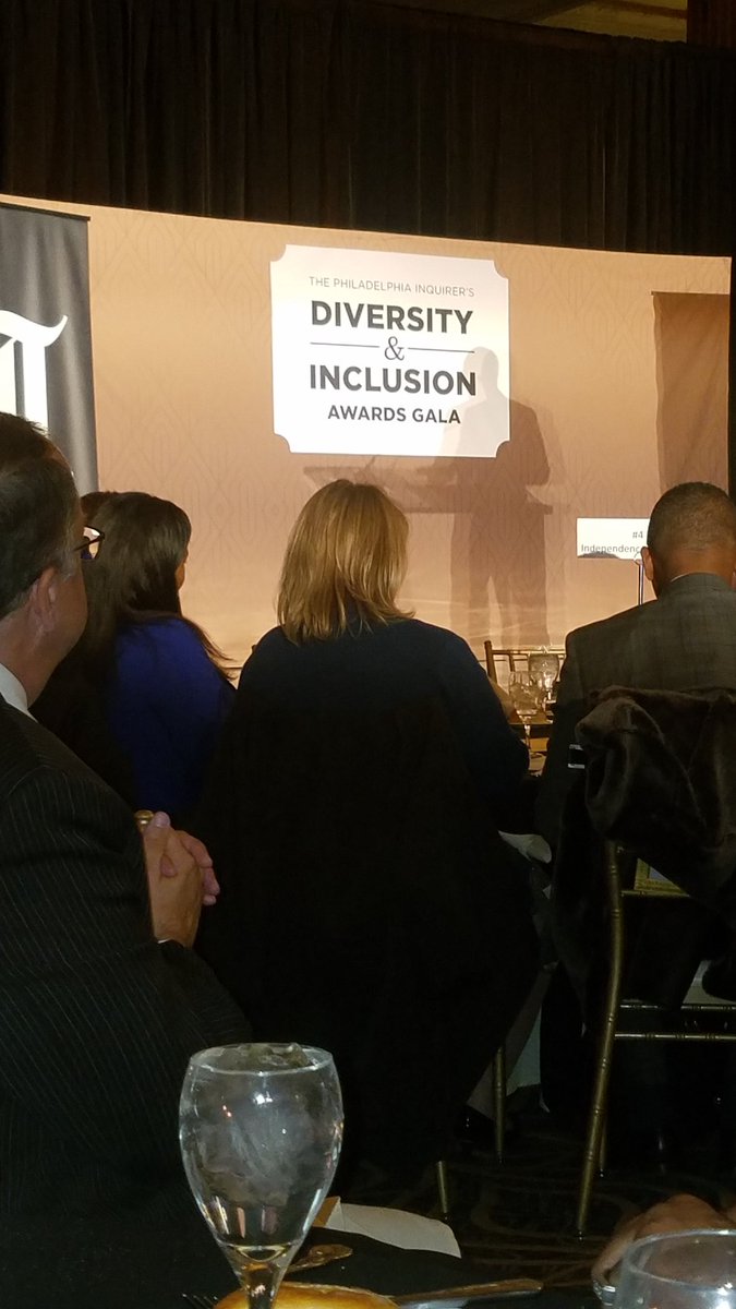Philaworks's tweet photo. We are listening to @sulrah walk in truth regarding #DiversityandInclusion.  Thank you for the hard conversation about #inequity in #philadelphia. @Philaworks is working everyday to get it right.   #inquirerevents @PhillyInquirer https://t.co/8Mb0P3dHxs