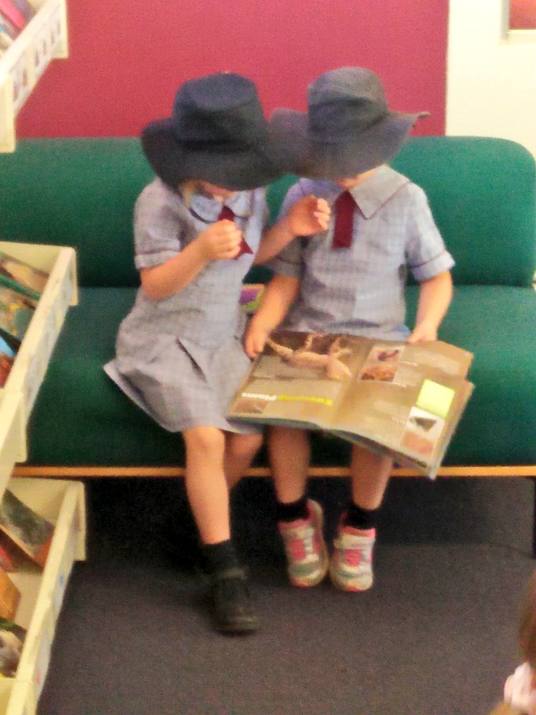 BNPSHub's tweet photo. Lunchtime library fun! I love seeing students engaged with books, games and each other. @BexleyNorthPS https://t.co/cYN7SghDnd