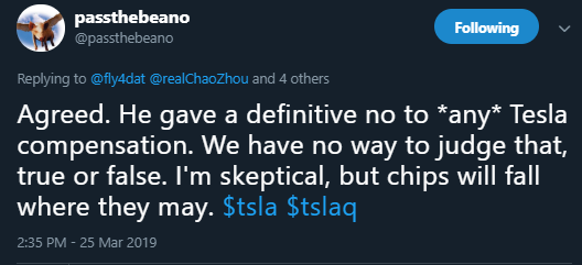 March 3/3: Seeing progress in GF3 and hearing  @realChaoZhou speak good things about  $TSLA was the turning point for  $TSLAQ.