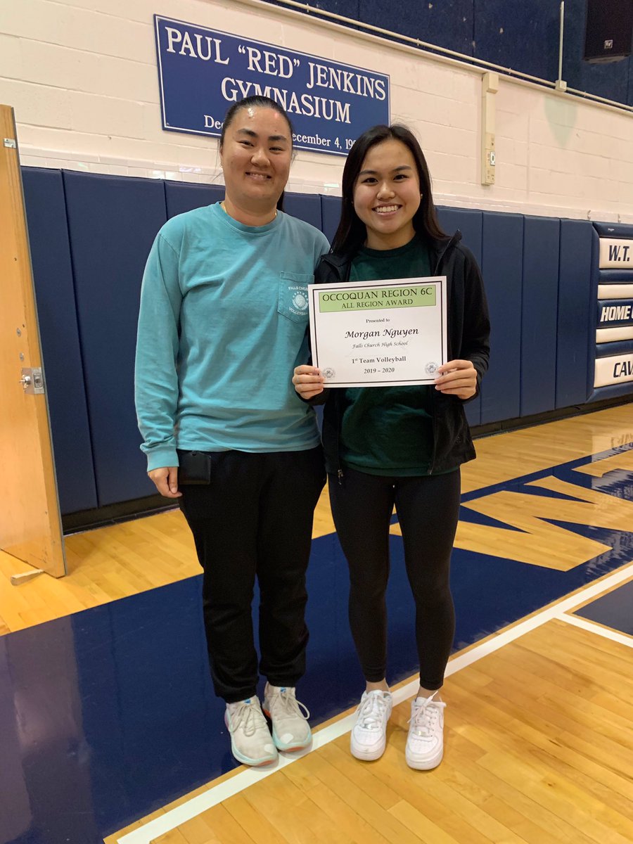 FCJagsAthletics's tweet photo. Congratulations to junior Morgan Nguyen @FallsChurchHS - who was selected 1st Team Occoquan Region 6C  All Region Volleyball  Team - Defensive Specialist ! https://t.co/0bgjfAVg7R