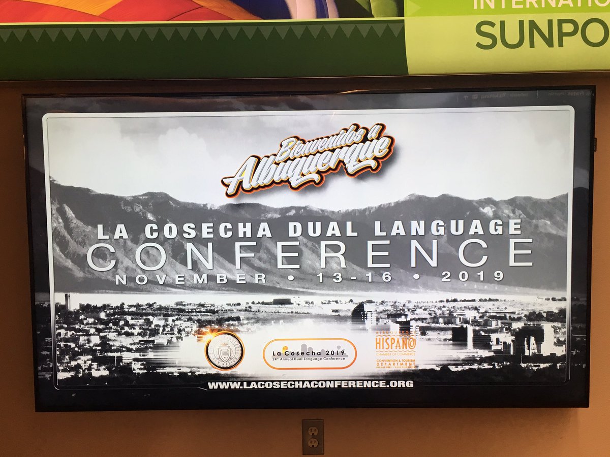OCDEProjectGLAD's tweet photo. So happy to be joining our @OCDEProjectGLAD partners Dual Language education of New Mexico @dlenm at La Cosecha! Happily learning with partners @CABEBEBILINGUAL too! Cheers to a great La Cosecha! https://t.co/B8DpFm4NqR