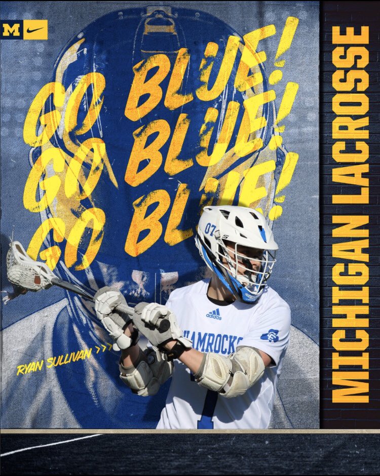 ryansully07's tweet photo. Excited to sign my letter of intent to play lacrosse at the University of Michigan!! #GoBlue #firsttweetkindanervous https://t.co/Sh2YLxTmOZ