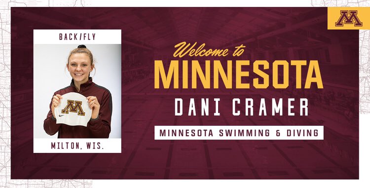 GopherSwimDive's tweet photo. Welcome to The Great North!🖊

Excited to introduce yet another new Gopher, Dani Cramer!

#Gophers #NSD19 〽️ https://t.co/gyk97rmLUF