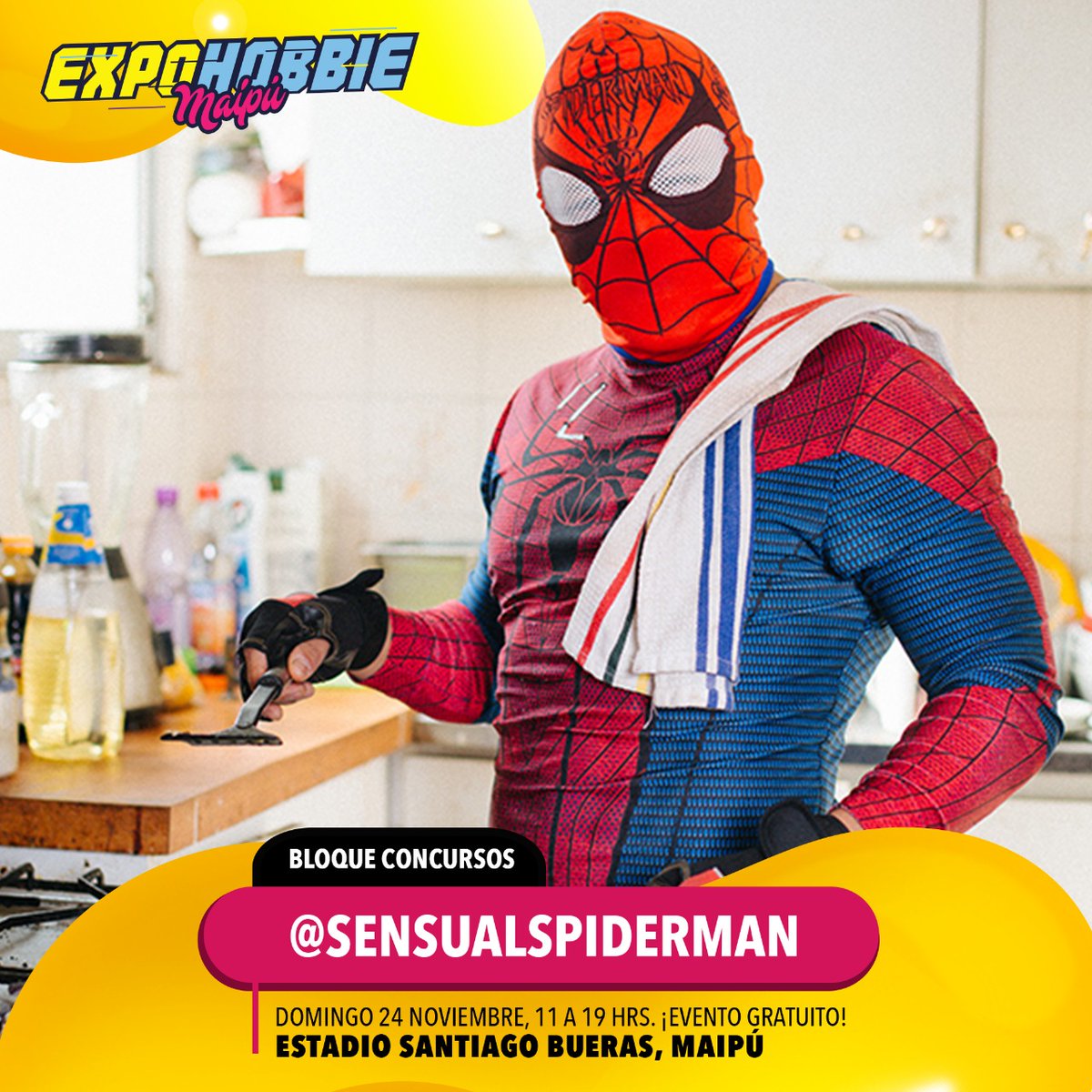 MalaTienda's tweet photo. Malatienda en #Expohobbie, #Maipu junto con @sensualspiderman, 24 de Noviembre, Estadio Santiago Bueras... https://t.co/dFHknWGBAO