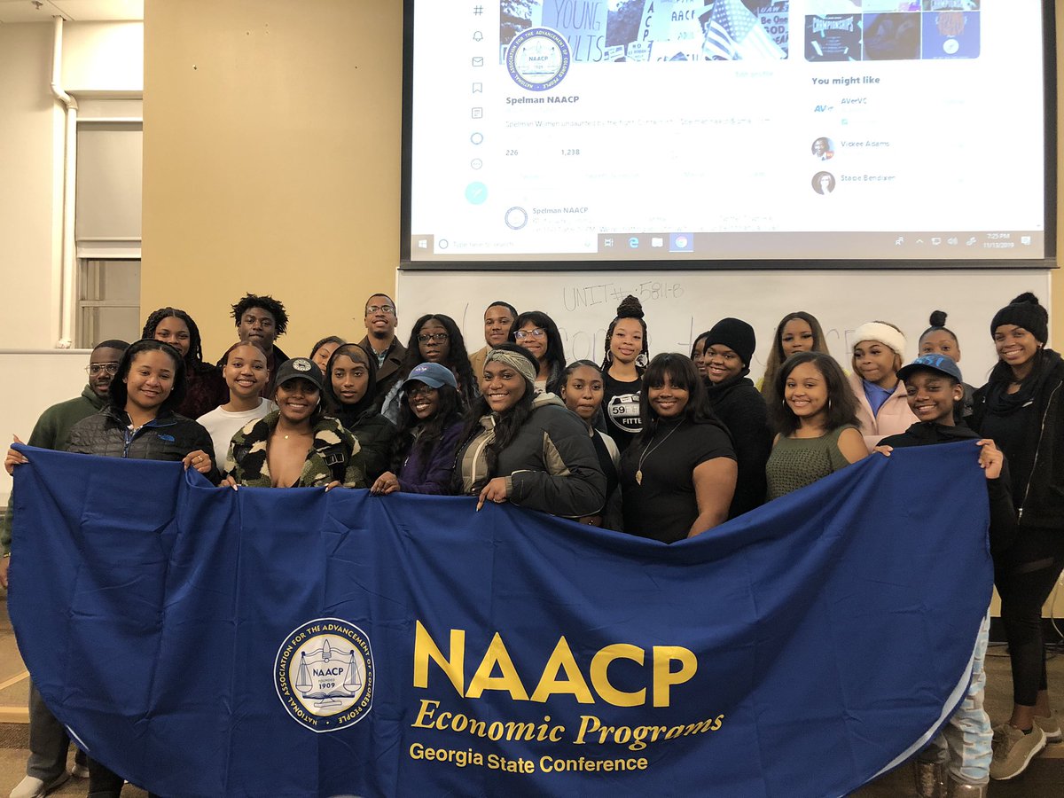 Spelman NAACP tweet media