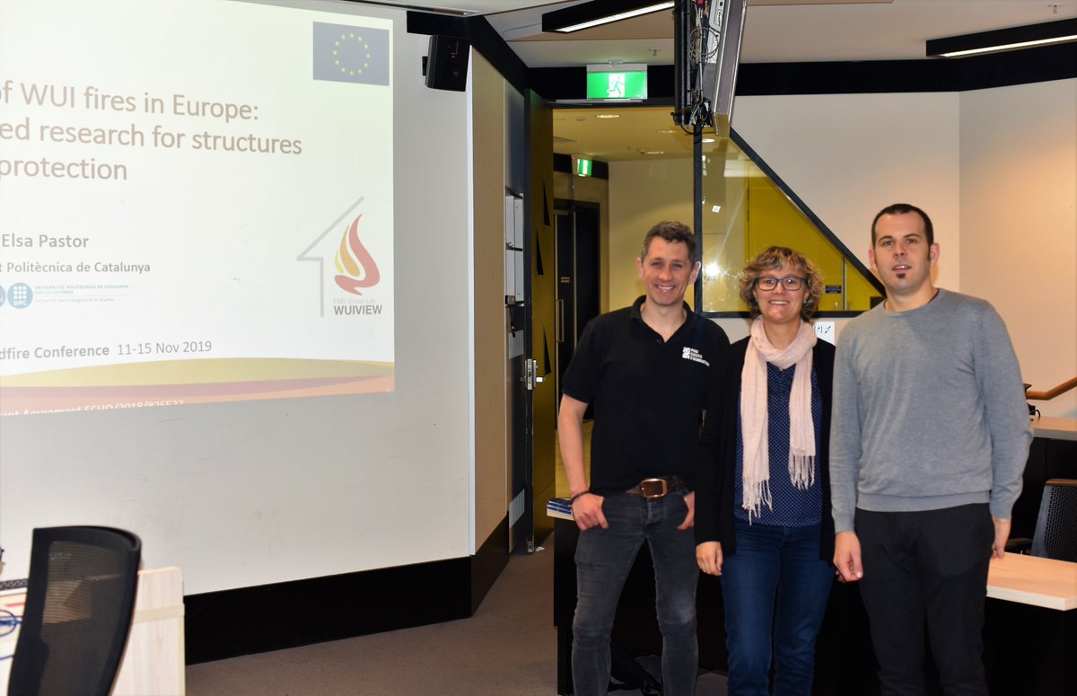 wuiview's tweet photo. 🤝 Cross-project cooperation between @wuiview and @GEO_SAFE #EU wildfire research projects at the #GEOSAFE2019 week at @RMIT! 🔥🔥

🙏 Thanks @GEO_SAFE consortium for giving us the opportunity of sharing our methods and experiences!
#Safemicroscale #WUIfires @eu_echo https://t.co/e5GXLpViqE