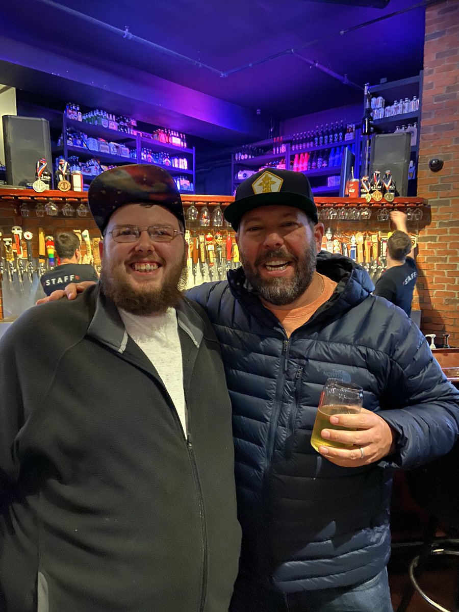 calvin_turner's tweet photo. Got to meet @bertkreischer the other night in Bloomington. He’s one of the main reasons I’ve done comedy for almost 2 years! 🤘🏼🤘🏼 https://t.co/Mo6XYhGryD