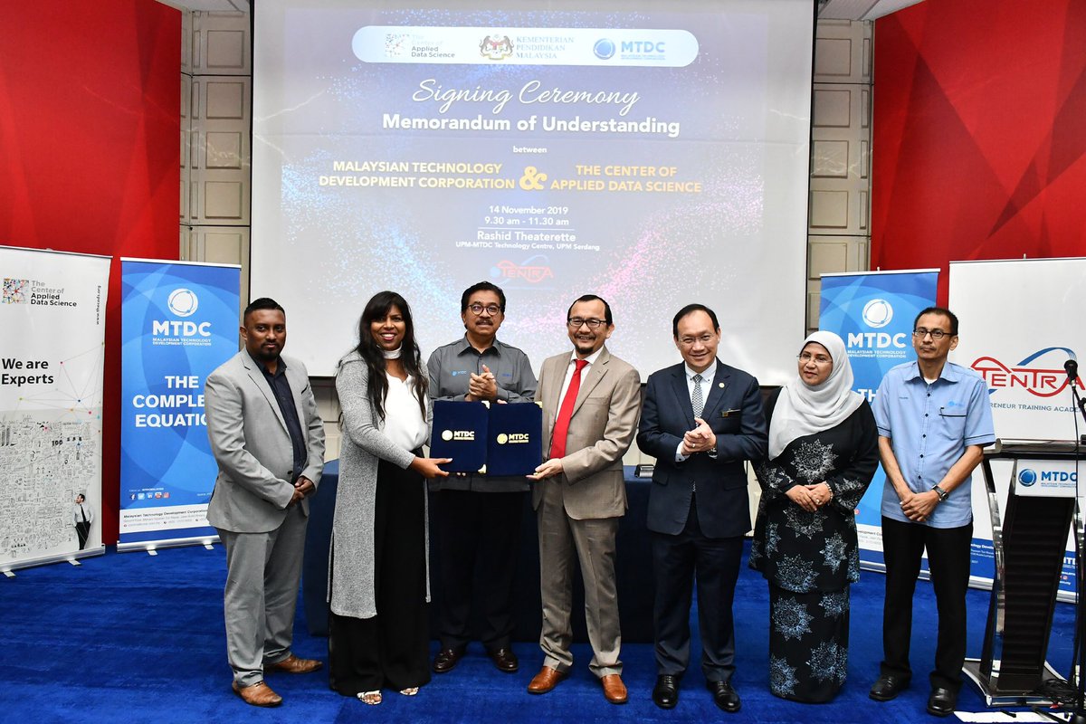 Mtdc Malaysia On Twitter Mtdc Cads Signed An Mou Today That Enables Both Parties To Collaborate In The Upskilling Reskilling Of Graduates Technopreneurs In The Areas Of Data Science