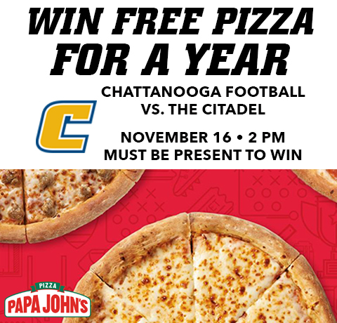 NoogaNation (@nooga_nation) on Twitter photo What's better than mac & cheese and pizza? How about when they are 🆓?
Free mac & cheese for students at <a href="/GoMocsVB/">Chattanooga Volleyball</a> on Friday
On Saturday, one fan at the <a href="/GoMocsFB/">Chattanooga Football</a> game is going to win a free year of pizza from Papa John's!
#GoMocs What's better than mac & cheese and pizza? How about when they are 🆓?
Free mac & cheese for students at <a href="/GoMocsVB/">Chattanooga Volleyball</a> on Friday
On Saturday, one fan at the <a href="/GoMocsFB/">Chattanooga Football</a> game is going to win a free year of pizza from Papa John's!
#GoMocs