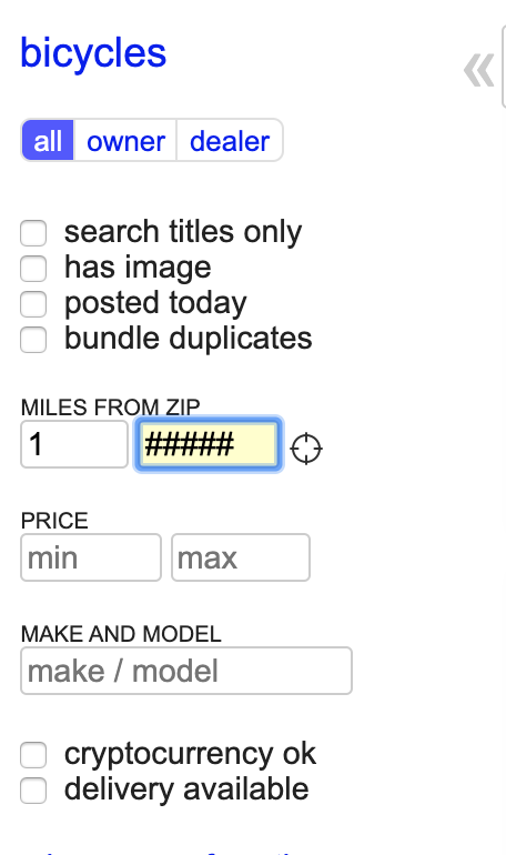 Bikes for sale near me on Craigslist