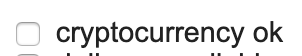 "cryptocurrency ok"