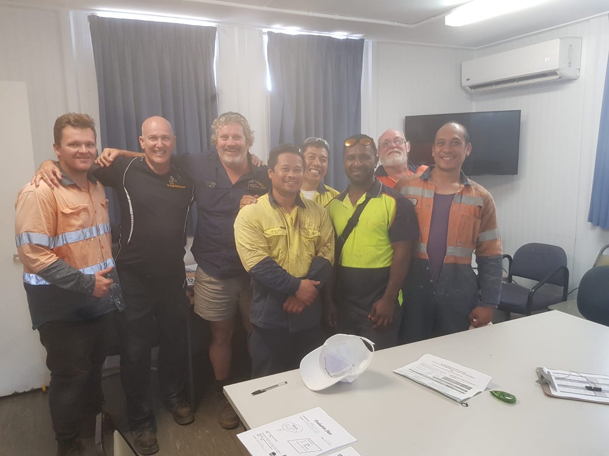 AusWaterblaster's tweet image. Waters Abrasive Blasting Services recently completed their High Pressure Water Jetting course to attain their operator tickets. It was an absolute pleasure working with this team. 
#greatteam #uhptraining #ultrahighwaterblasters