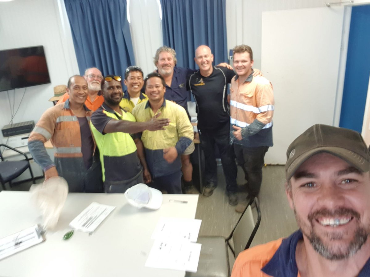 AusWaterblaster's tweet image. Waters Abrasive Blasting Services recently completed their High Pressure Water Jetting course to attain their operator tickets. It was an absolute pleasure working with this team. 
#greatteam #uhptraining #ultrahighwaterblasters