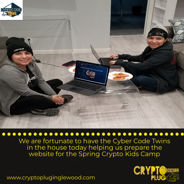 CryptoPlug3's tweet photo. #cybercodetwins #weloveyoualex #live #lacrypto #inglewoodrising #cryptoblockchainplug #CBP #bitcoin #education #massadoption @cybercodetwins @CryptoKidsCamp1 https://t.co/qoAOKY8H19