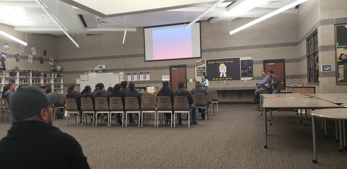 dmcnaughtan1's tweet image. Ms. Vega explaining our programs to our latino parents. Great teachers reaching out to our great parents. #wasatchreads #laceupthegold