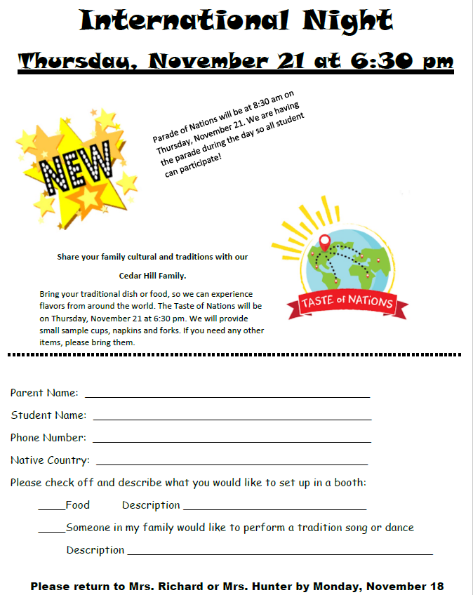 chestitans's tweet photo. We are so excited International Night is almost here. We hope everyone can participate!!!! https://t.co/UuwvynZWpU