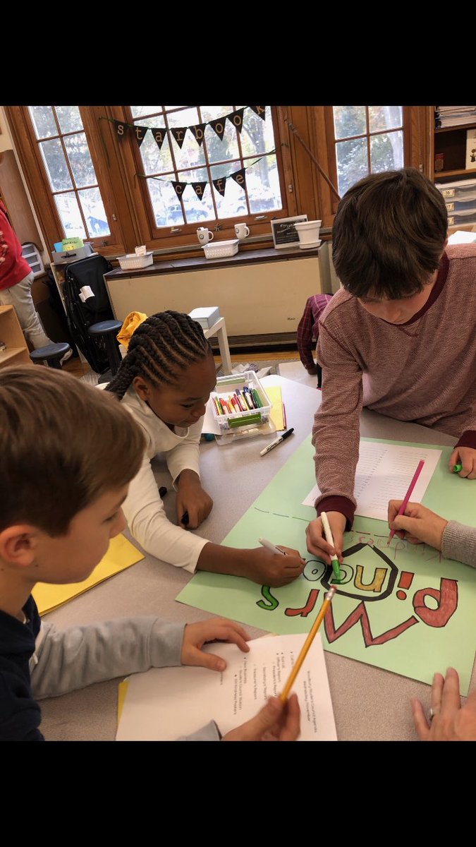 So proud of the sense of community student council has been focused on!! Today student council made posters showing 100 ways we are kind for each classroom! #Wearefamily