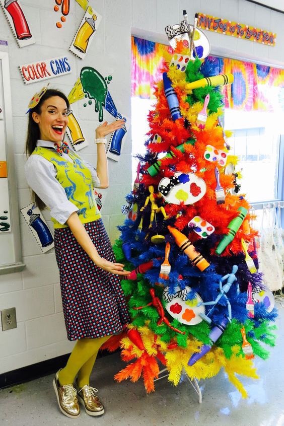 Who wants to get my specials friend and I a tree to decorate like this? #inspirestudents #wearefamily