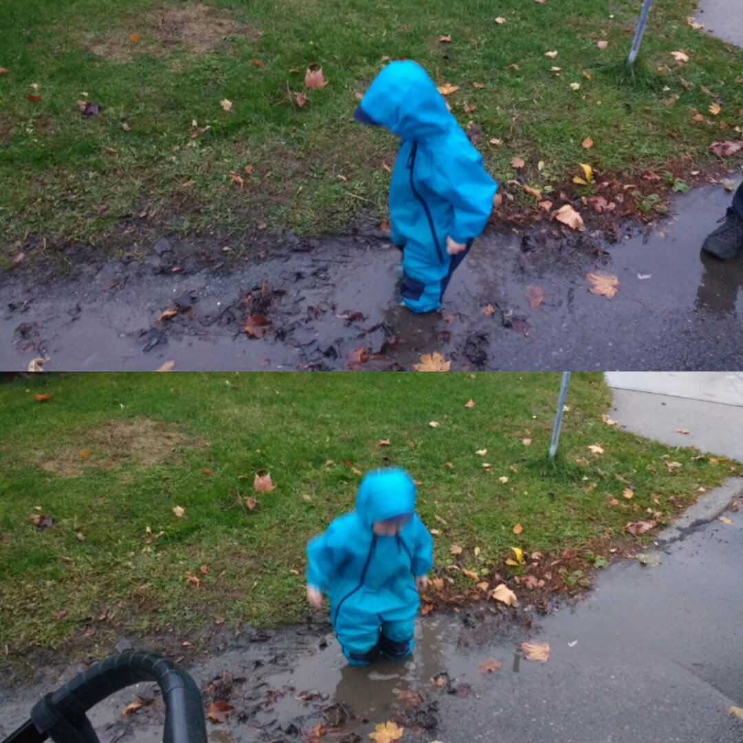 Throwback to two weeks ago when we were puddle jumping, not snow shoveling. #adventuring outside these days is limited by the record cold. Here's hoping it warms up enough to enjoy some outside #familytime in the snow.