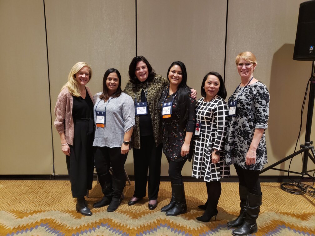 y_olmeda's tweet photo. With the one and only Dr. Kathy Escamilla and her wonderful team. It is great to be around these amazing educators and researchers and learn from them. #LaCosecha2019 #Birdvillelearns
#duallanguageiscool @mariasaladin1 @Noemi_Labra @BirdvELLeISD https://t.co/PeWwWTHrgv