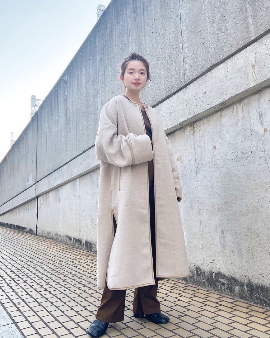 NEW】ボアベストSETパイピングコート ¥14.800+TAX