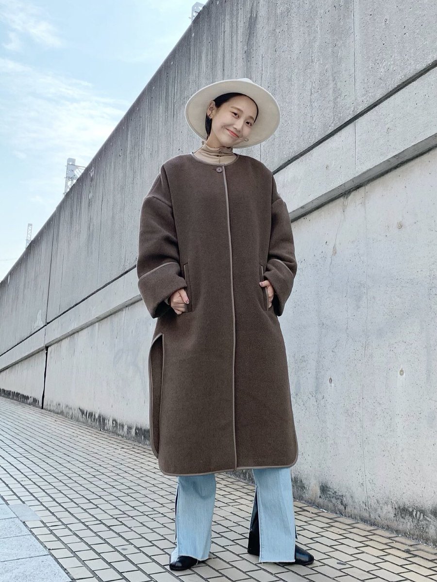 NEW】ボアベストSETパイピングコート ¥14.800+TAX