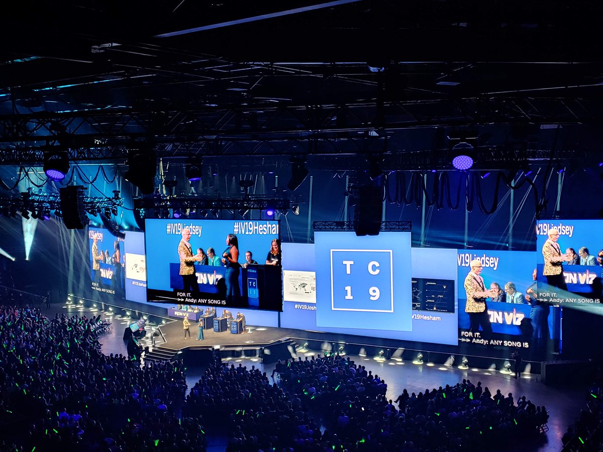 jonerp's tweet photo. Iron Viz (#IV19) is one of the most genuinely passionate and fun keynote events on the entire enterprise calendar (as opposed to the usual faux excitement at tech keynotes) Live dashboarders compete for the hearts and minds of the data-addicted audience :) #data19 https://t.co/KqXEeAjz4B