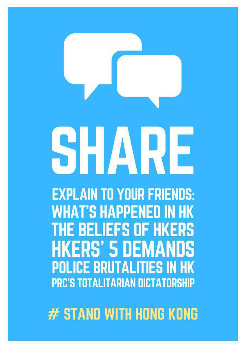 tkysnx's tweet photo. Hong Kong is facing a humanitarian crisis. These are some ways support #HongKongProtestors and raise awareness. 🇭🇰

#HongKongProtest 
#手足互科 https://t.co/DnAE78dMUZ
