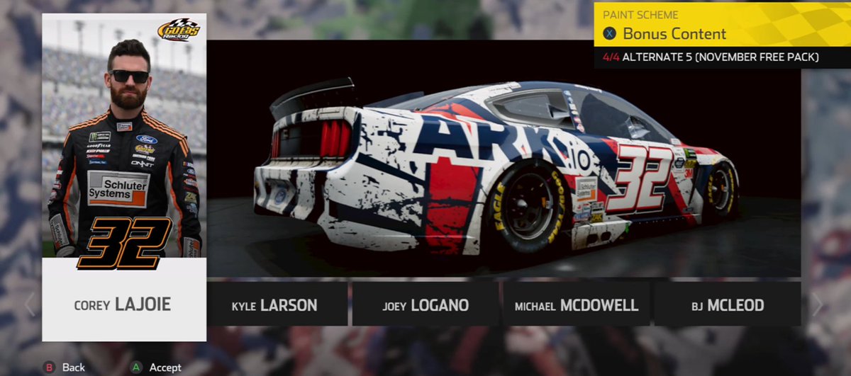 traviswalkerark's tweet photo. Super pumped to get the @ArkEcosystem 32 into Nascar Heat! Go get the game and lets race today! #ARK $ARK #ARKio #arkracing #blockchain #cryptocurrency #NASCAR #CryptoNews #pointclickblockchain @CoreyLaJoie @GoFasRacing32 @NASCARHeat @NASCAR https://t.co/yY2zSu7oKJ