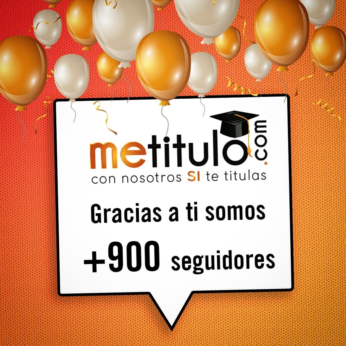 metitulo's tweet image. Nuestra comunidad sigue creciendo gracias a ti. En #facebook ¡ya vamos por el primer millar, y queremos mucho más! 🤩🙏🏻😎

Invierte en tu futuro... NO te conformes. 

#titulacion #acuerdo286 #preparatoria #bachillerato #licenciatura #administracion #mercadotecnia #contaduria