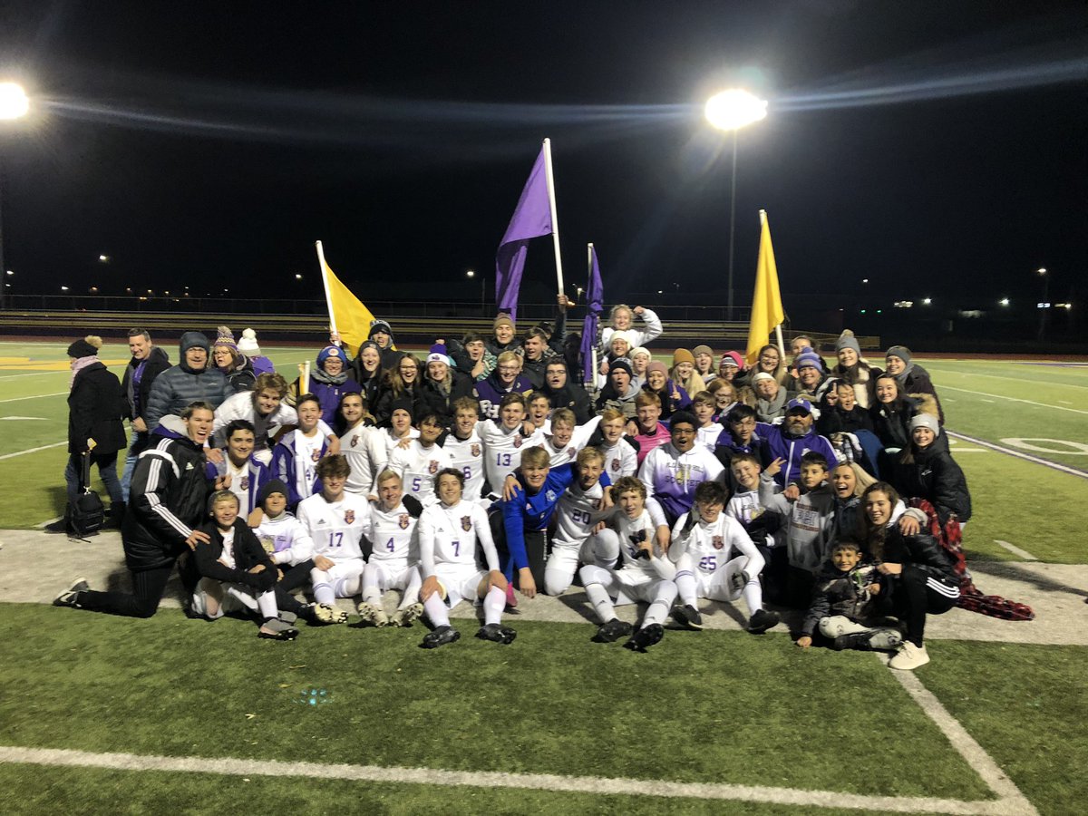 PHHSActivities's tweet photo. Rooster Soccer: Say hello to your sectional champs! Evan Burns buries a goal into the back of the net! Congratulations fellas!!! https://t.co/BJOnzxI2Uw