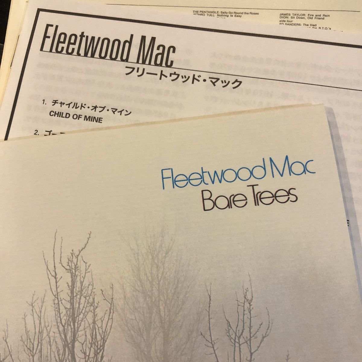 #FleetwoodMac #BareTrees #NoWPlaying #CDJapan #1972