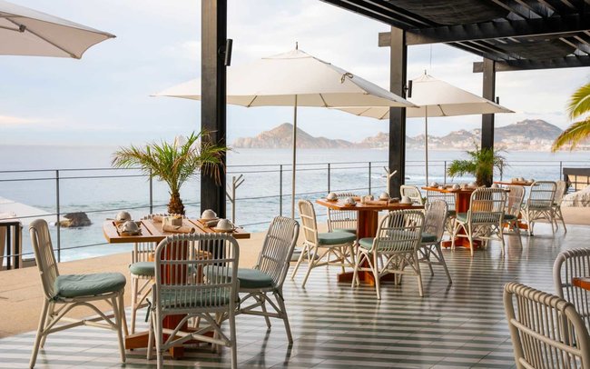"The property’s third restaurant, The Ledge — which serves breakfast, lunch, and dinner daily, as well as brunch on weekends — is serving some of the freshest food in Cabo. But the reason why might surprise you." Click for more: spr.ly/601213GAA. Gracias, <a href="/TravelLeisure/">Travel + Leisure</a>!