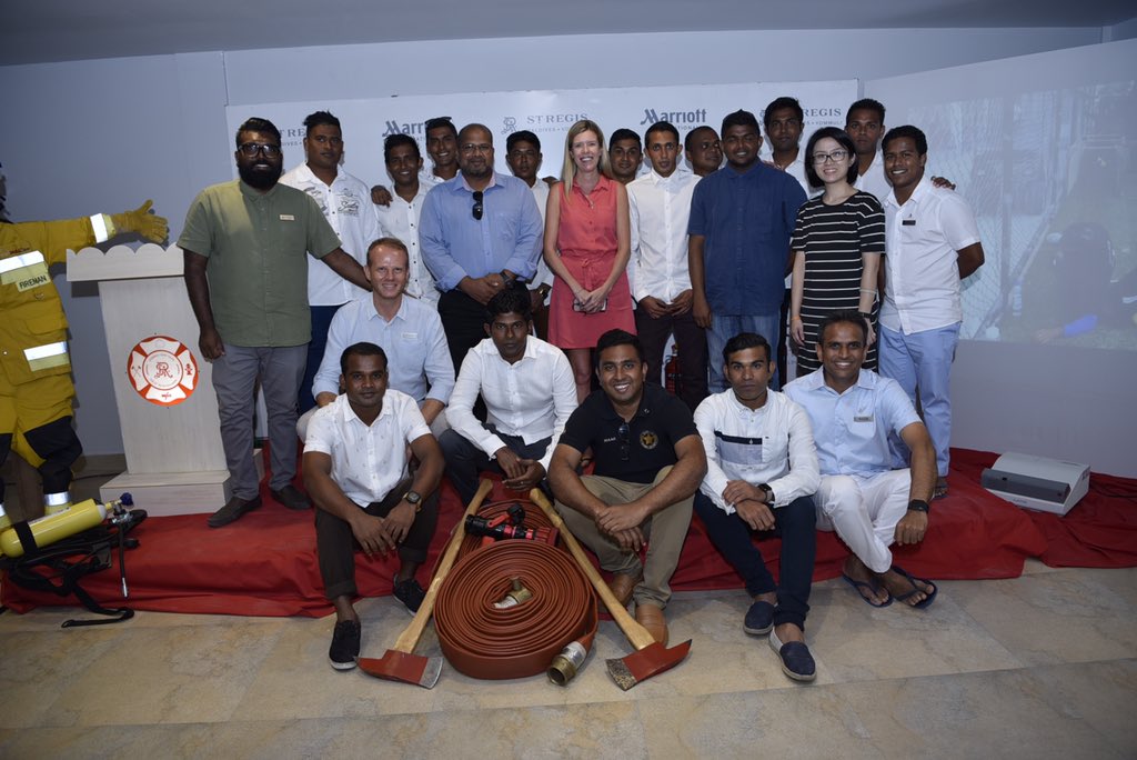 anwarnaeem's tweet photo. Honoured to take part in the closing ceremony of firefighting training at Vonmuli Resort #resortsaftey #resortsecurity https://t.co/xZcfyCaU84