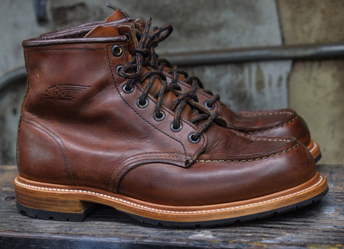 red wing moc toe resole