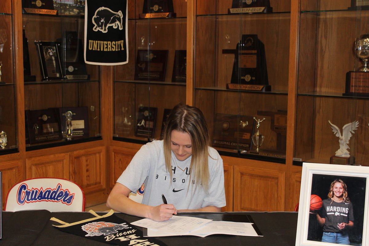 Well it’s official!! Beyond excited to finally be a Lady Bison!! So thankful for this opportunity!! @HUCoachJameson