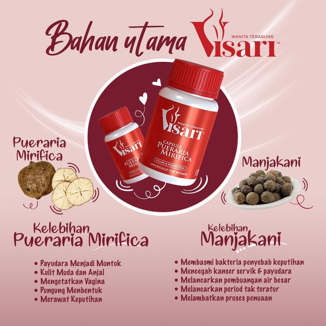 VisariJ's tweet photo. Pueraria mirifica adalah sejenis tumbuhan herba yang banyak terdapat dibelah utara dan utara timur Thailand dan Myanmar. 
#sayajualjamu #jamuno1 #kesihatandalamanwanita #visari https://t.co/a7DDadjkUu