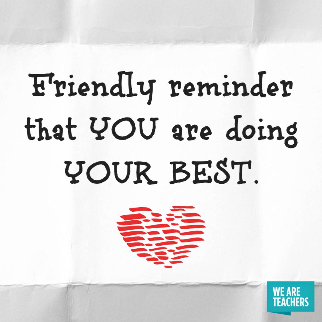 WeAreTeachers's tweet photo. You really are! 💪❤️ https://t.co/6Aj5vxlIDm