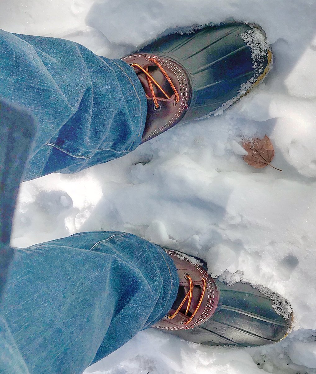 First winter in Chicago and these L.L. Bean boots arrived just in time! Thanks, Kim! <a href="/LLBean/">L.L.Bean</a> #beanboots