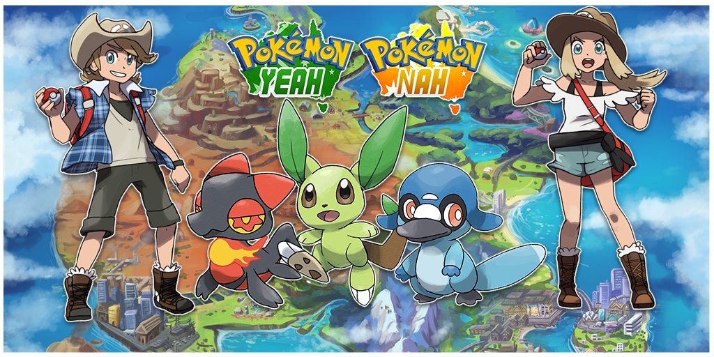 G'DAY. With the hype of  #PokemonSwordShield right around the corner, care to have a look at an Aussie Pokemon game, Pokemon Yeah and Pokemon Nah?Set in the region of Straya, players will experience the unique land of down unda. This thread will have art for Yeah and Nah! 