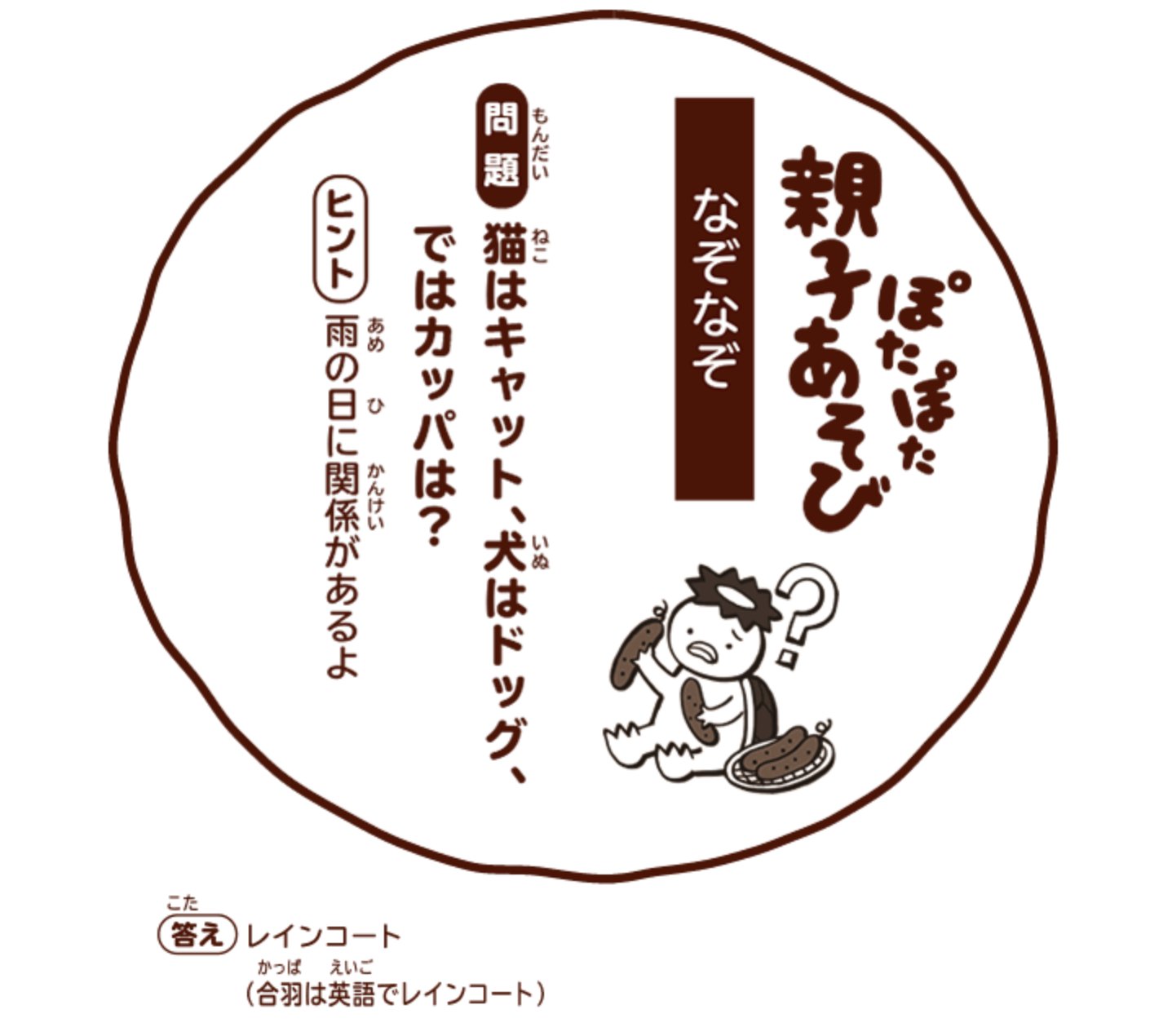 カッパ 英語 なぞなぞ Www Caerus Pt