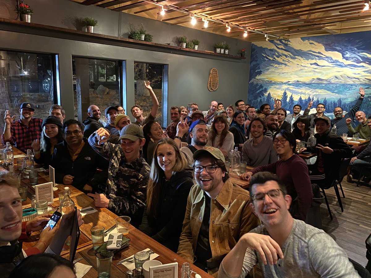 Sense_HQ's tweet image. A shot capturing *most* of this amazing team at @Sense_HQ at our annual offsite in Tahoe. Can’t wait to see what 2020 brings! #SenseTakesTahoe