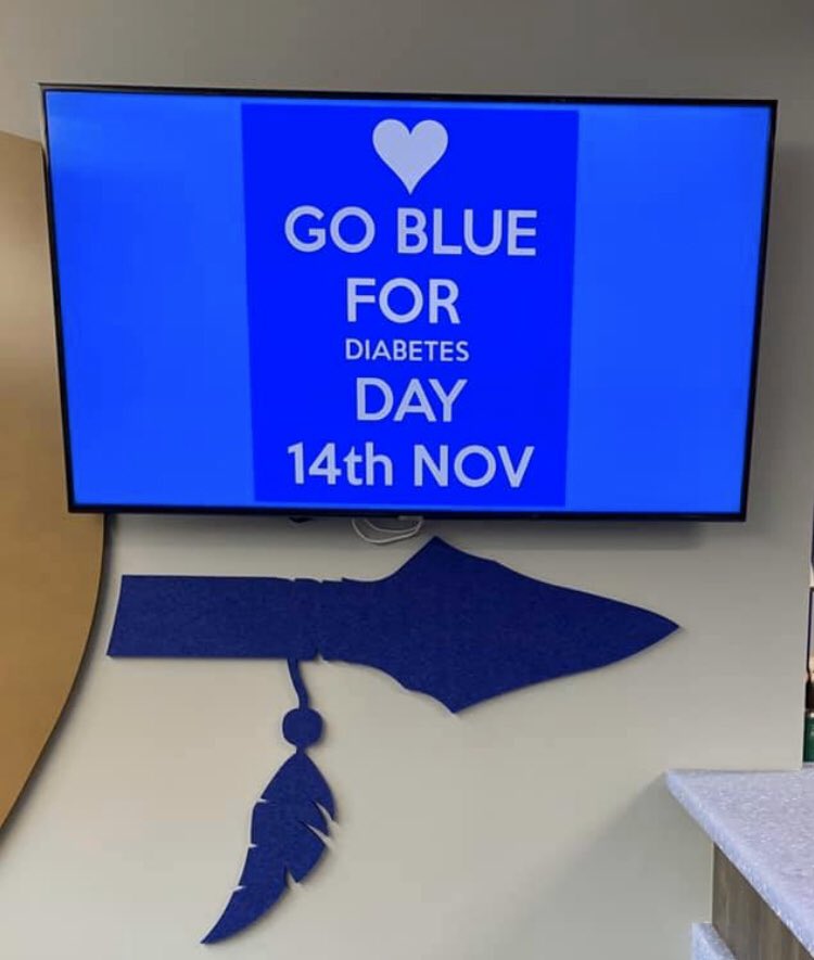 Support type 1 diabetes and show your blue tomorrow #bradensballers #WDD2019 #T1Dmom. 💙